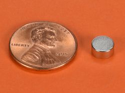 1/4 x 1/8 Inch Neodymium Rare Earth Disc Magnet N52 