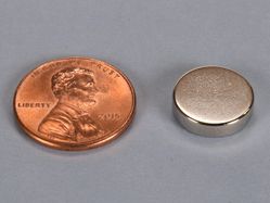 1/2 x 1/8 Inch Neodymium Rare Earth Disc Magnet N52 