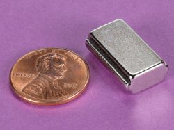 3/8 x 3/4 x 1/4 Inch Neodymium Rare Earth Stepped Block Magnet N42 